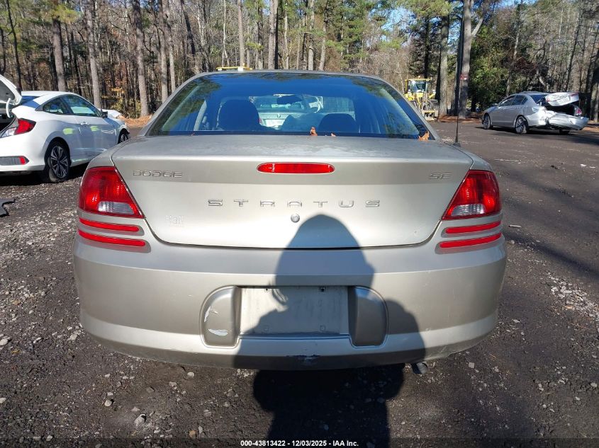 2002 Dodge Stratus VIN: IB3EL36X82N118209 Lot: 43813422