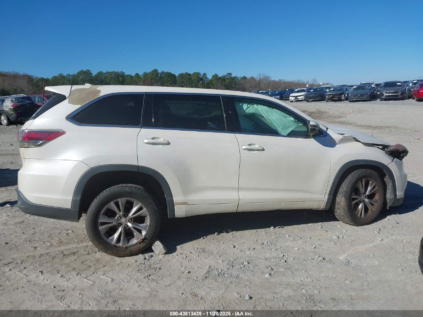 2015 Toyota Highlander Le Plus V6 VIN: 5TDZKRFH7FS042013 Lot: 43813439