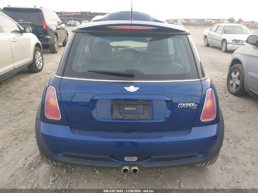2004 Mini Cooper S VIN: WMWRE33414TD75487 Lot: 43813443