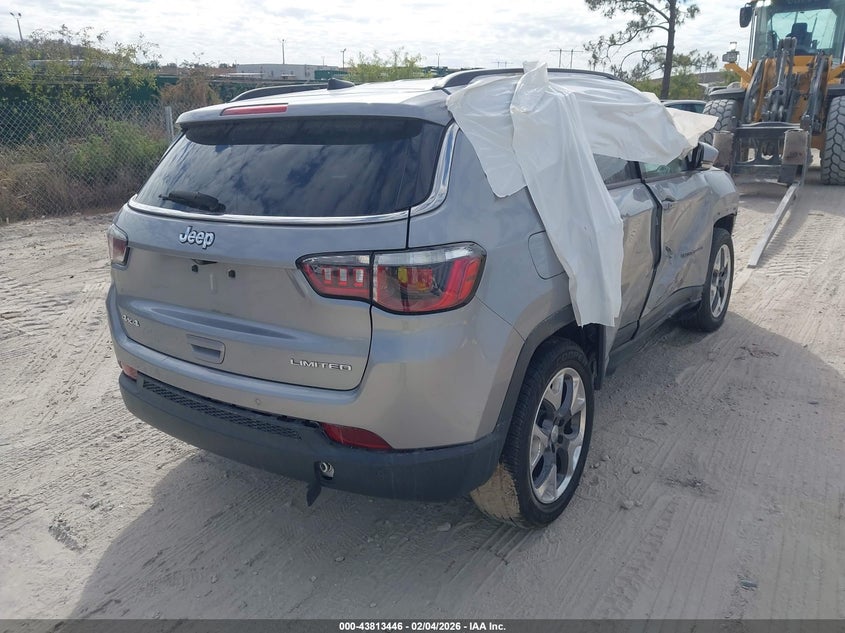 Vin: 3c4njdcb6kt619005, lot: 44308931, jeep compass limited 4x4 20194