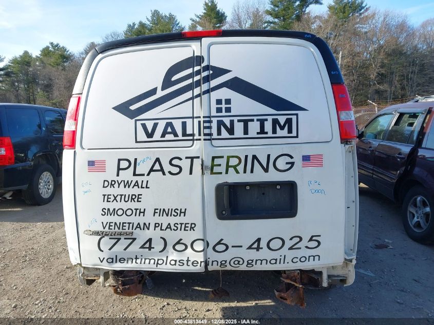 2016 Chevrolet Express G2500 Work Van VIN: 1GCWGAFF3G12420 Lot: 43813449