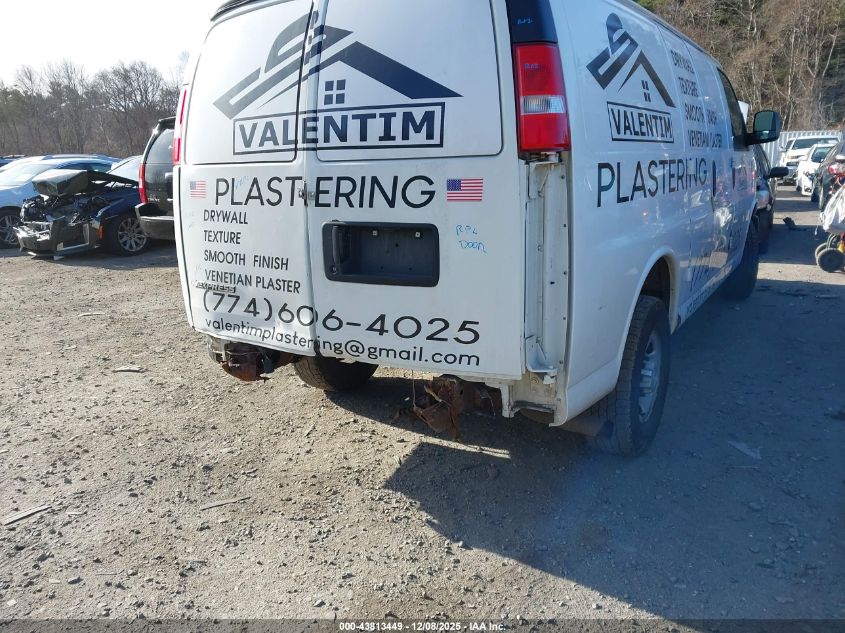 2016 Chevrolet Express G2500 Work Van VIN: 1GCWGAFF3G12420 Lot: 43813449