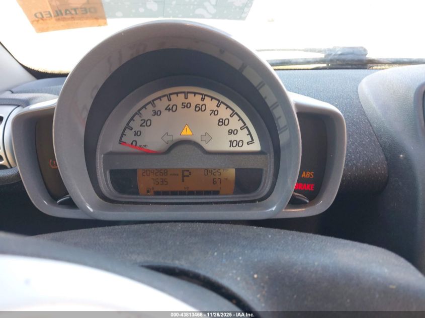 2009 Smart Fortwo Brabus/Passion/Pure VIN: WMEEJ31X79K268613 Lot: 43813466