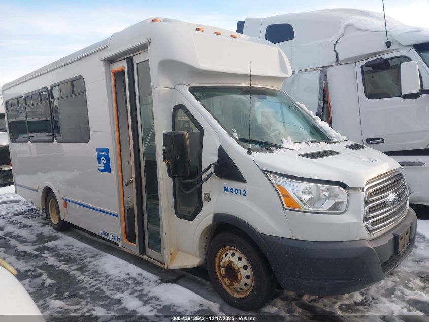 2018 Ford Transit-350 Cutaway VIN: 1FDES8PM7JKA81362 Lot: 43813542