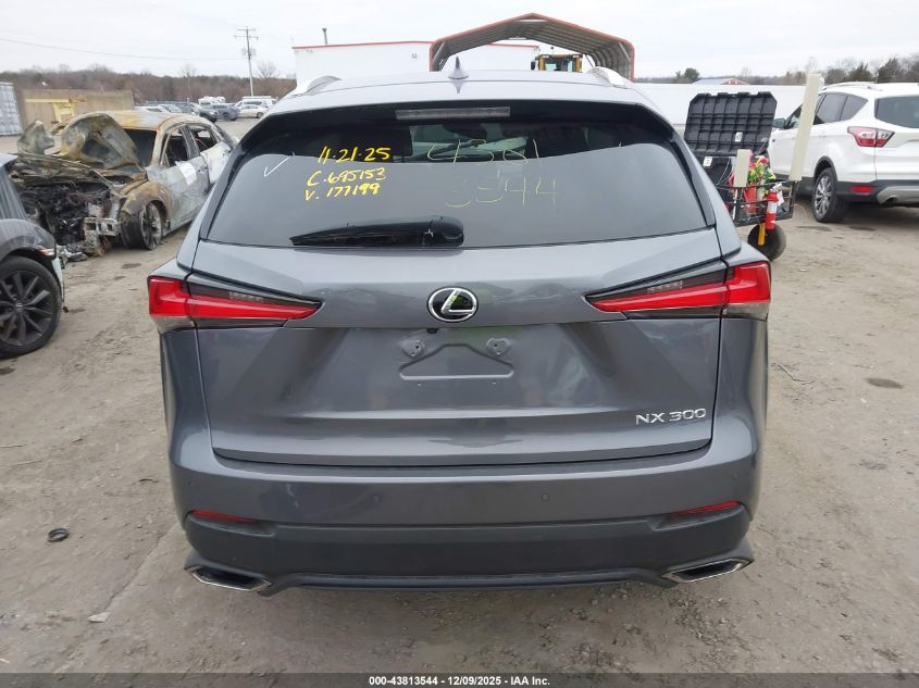 2018 Lexus Nx 300 VIN: JTJBARBZ9J2177199 Lot: 43813544