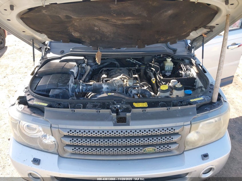 2006 Land Rover Range Rover Sport Hse VIN: SALSF25486A955638 Lot: 43813565