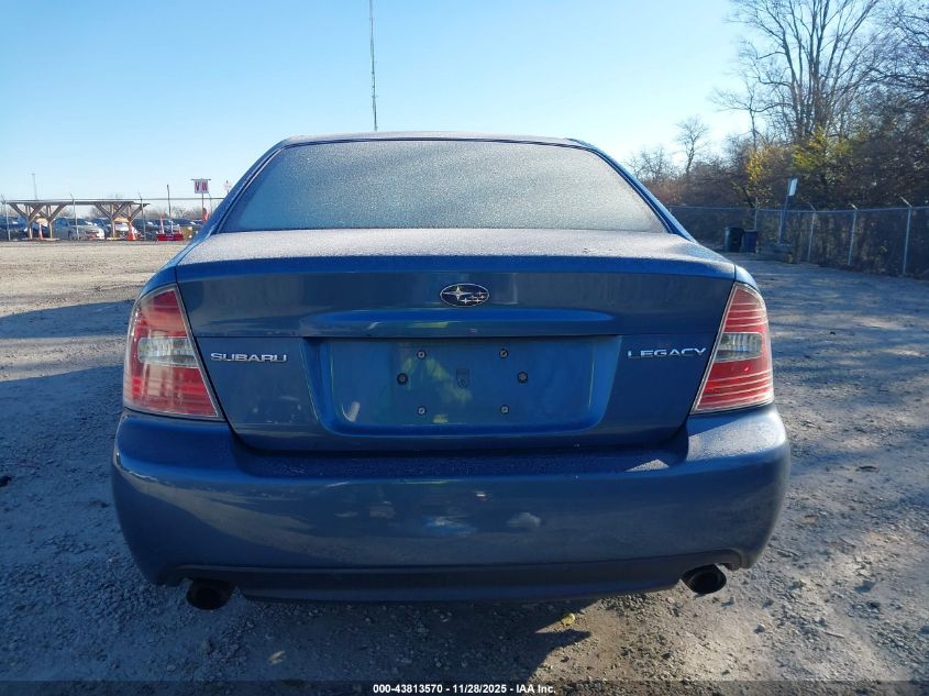 2007 Subaru Legacy 2.5I VIN: 4S3BL616877203340 Lot: 43813570