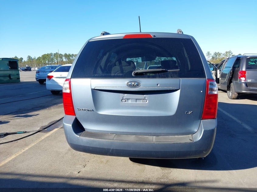 2009 Kia Sedona Lx VIN: KNDMB233696277503 Lot: 43813628