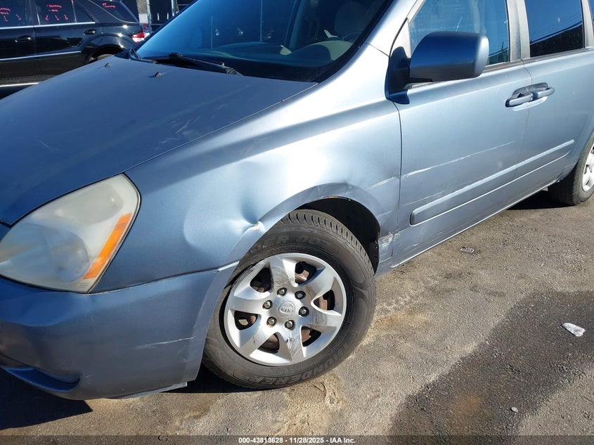 2009 Kia Sedona Lx VIN: KNDMB233696277503 Lot: 43813628