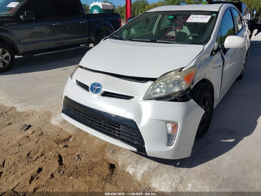 2014 Toyota Prius Three VIN: JTDKN3DU6E1794464 Lot: 43813639