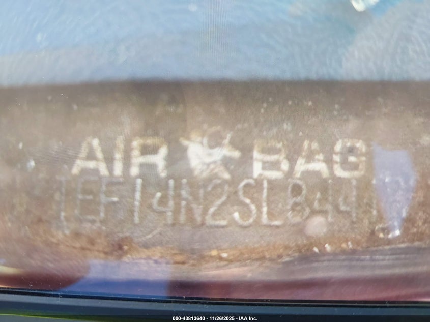 1995 Ford F150 VIN: 1FTEF14N2SLB44182 Lot: 43813640