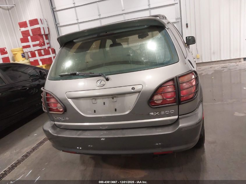 2000 Lexus Rx 300 VIN: JT6HF10U4Y0148116 Lot: 43813667