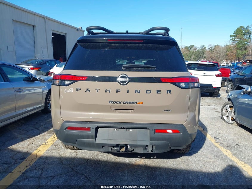 2024 Nissan Pathfinder Rock Creek 4Wd VIN: 5N1DR3BD1RC206380 Lot: 43813753