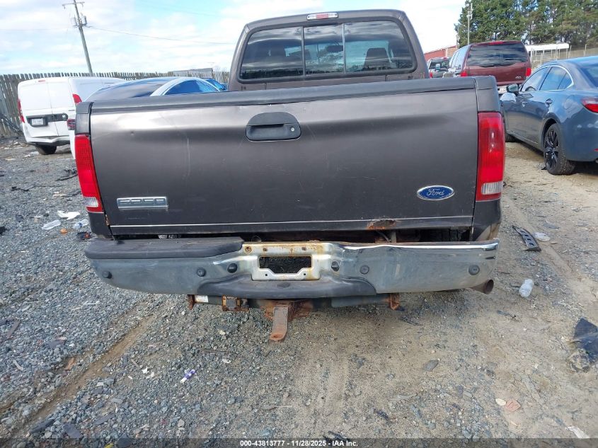 2005 Ford F-250 Lariat/Xl/Xlt VIN: 1FTSW21555EC81834 Lot: 43813777