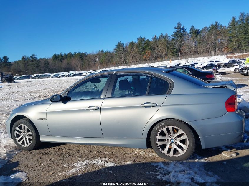 2007 BMW 328Xi VIN: WBAVC93567KX55450 Lot: 43813778