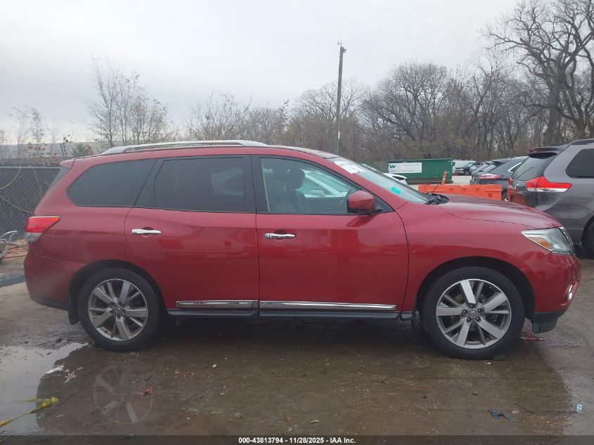 2014 Nissan Pathfinder Platinum VIN: 5N1AR2MM5EC735528 Lot: 43813794