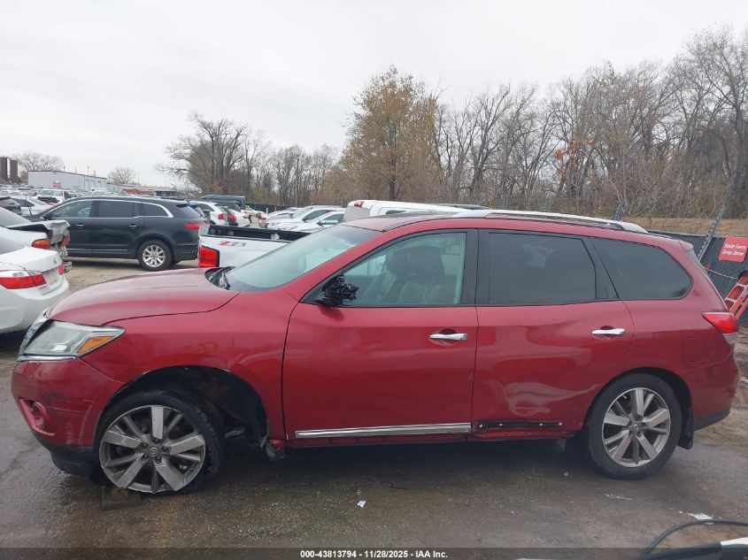 2014 Nissan Pathfinder Platinum VIN: 5N1AR2MM5EC735528 Lot: 43813794