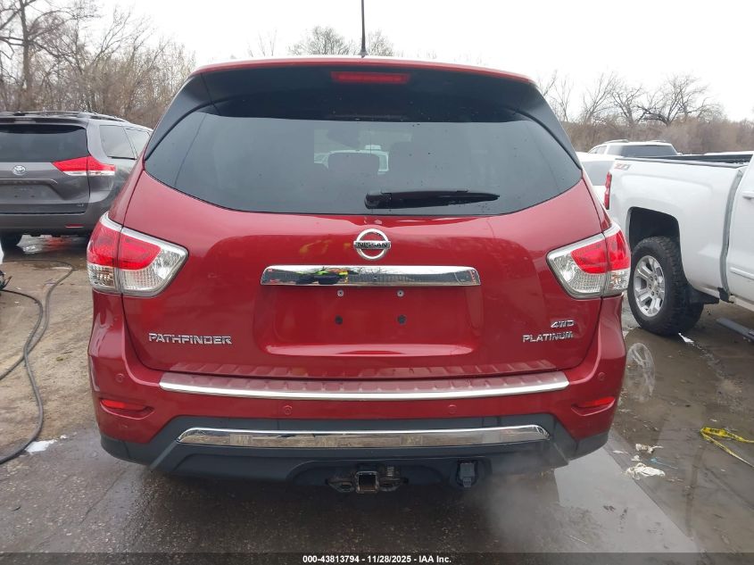 2014 Nissan Pathfinder Platinum VIN: 5N1AR2MM5EC735528 Lot: 43813794