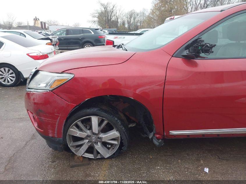 2014 Nissan Pathfinder Platinum VIN: 5N1AR2MM5EC735528 Lot: 43813794