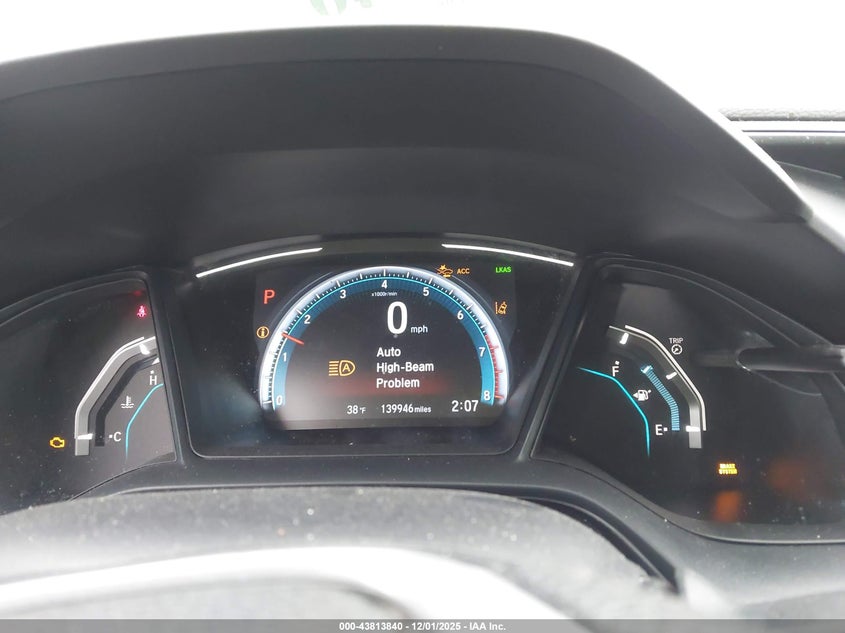 19XFC2F61KE031017 2019 HONDA CIVIC photo no. 7