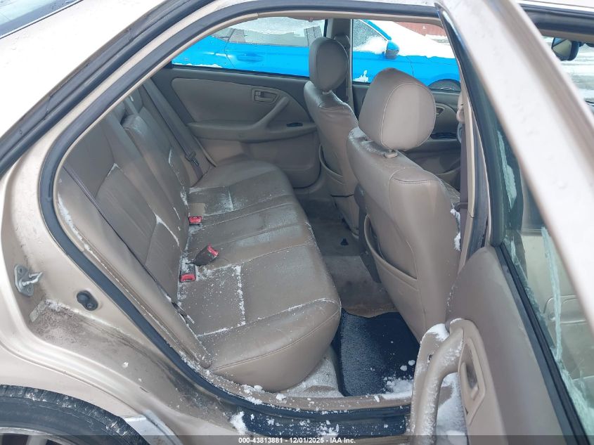 2001 Toyota Camry Le V6 VIN: JT2BF28K110329678 Lot: 43813881