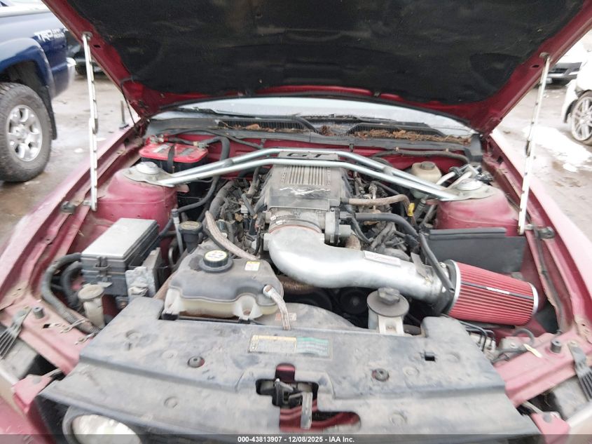 2007 Ford Mustang Gt Deluxe/Gt Premium VIN: 1ZVFT82H775283087 Lot: 43813907