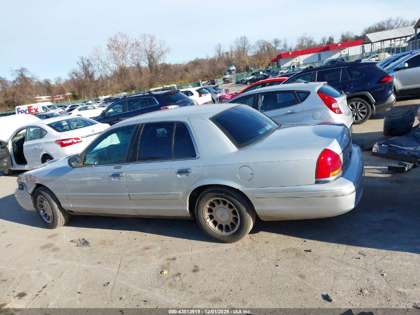 2000 Ford Crown Victoria Lx VIN: 2FAFP74W5YX116018 Lot: 43813919