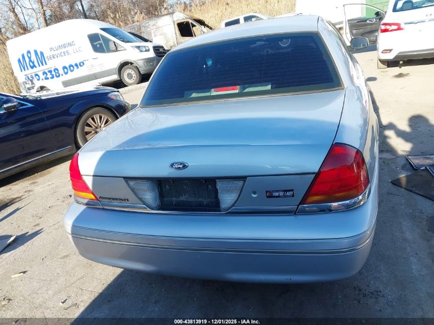 2000 Ford Crown Victoria Lx VIN: 2FAFP74W5YX116018 Lot: 43813919