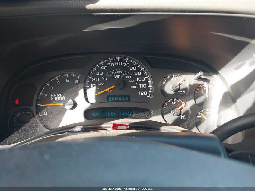 2003 Chevrolet Suburban 1500 Ls VIN: 3GNEC16Z93G214758 Lot: 43813926