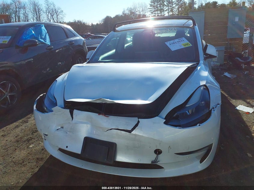 2021 Tesla Model 3 Long Range Dual Motor All-Wheel Drive VIN: 5YJ3E1EB4MF037087 Lot: 43813931
