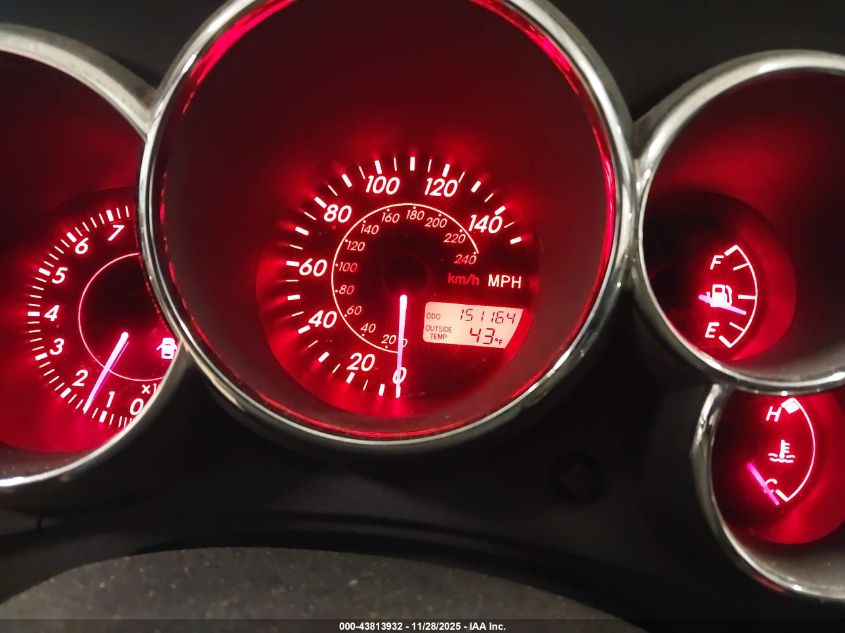 2003 Toyota Matrix Xrs VIN: 2T1KY32E23C122557 Lot: 43813932