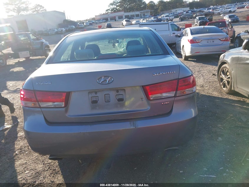 2007 Hyundai Sonata Limited/Se V6 VIN: 5NPEU46F47H166046 Lot: 43814009