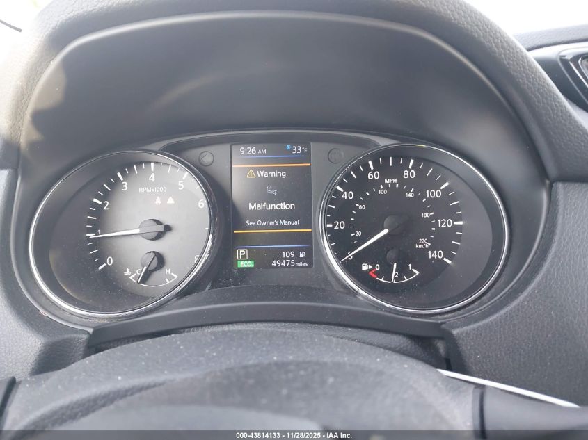 2019 Nissan Rogue S VIN: 5N1AT2MV9KC828297 Lot: 43814133