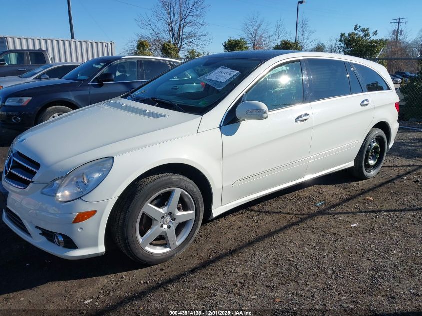 2010 Mercedes-Benz R 350 4Matic VIN: 4JGCB6FE3AA112523 Lot: 43814138
