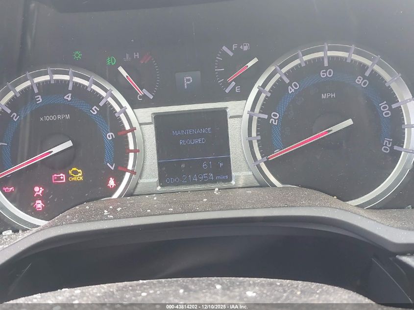 2016 Toyota 4Runner Sr5 VIN: JTEZU5JR2G5137018 Lot: 43814202