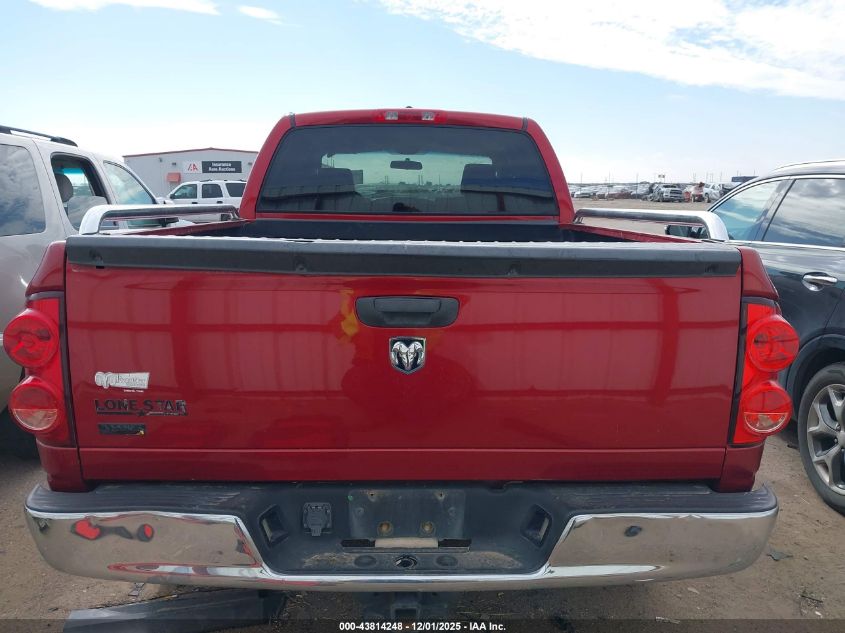 2007 Dodge Ram 1500 Slt VIN: 1D7HA18P77S220182 Lot: 43814248