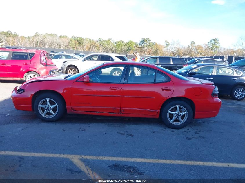 2001 Pontiac Grand Prix Gt VIN: 1G2WP52K11F274327 Lot: 43814255