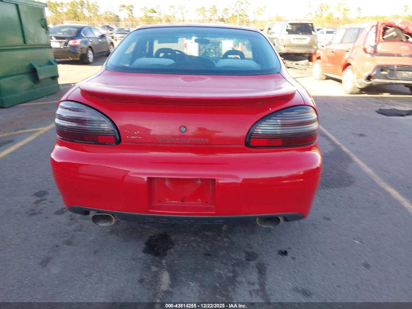 2001 Pontiac Grand Prix Gt VIN: 1G2WP52K11F274327 Lot: 43814255