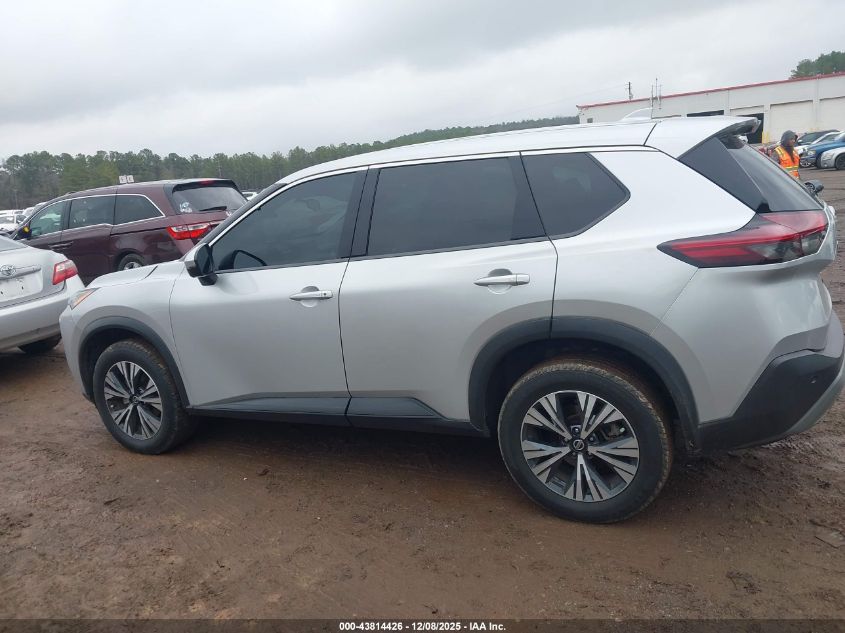 2021 Nissan Rogue Sv Fwd VIN: 5N1AT3BA2MC749904 Lot: 43814426