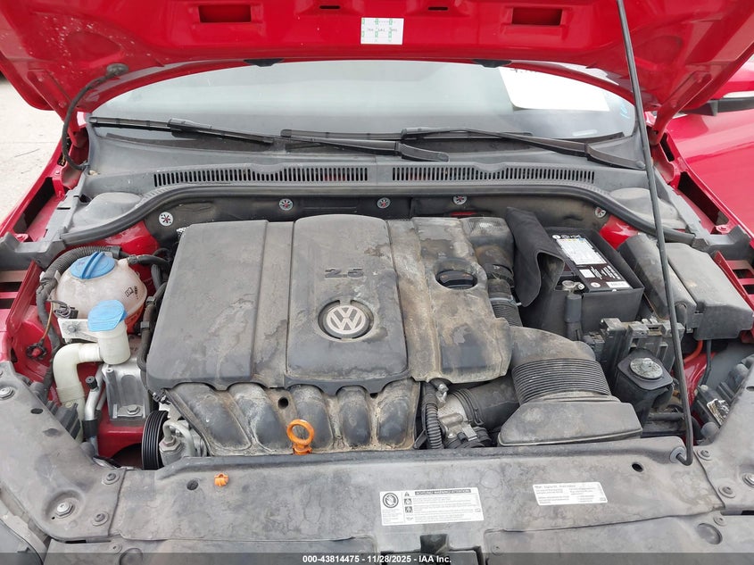 2013 Volkswagen Jetta 2.5L Se VIN: 3VWDX7AJ1DM400257 Lot: 43814475