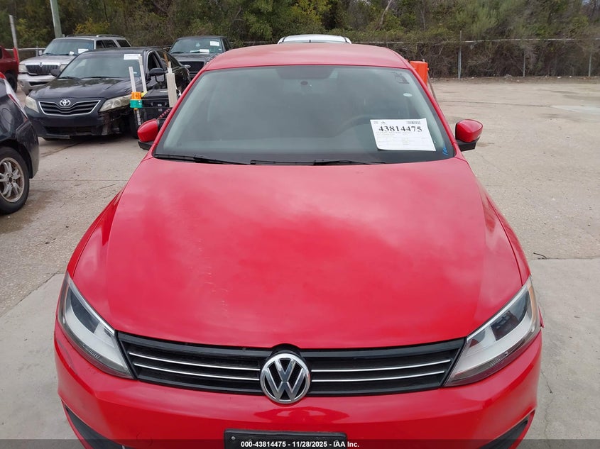 2013 Volkswagen Jetta 2.5L Se VIN: 3VWDX7AJ1DM400257 Lot: 43814475