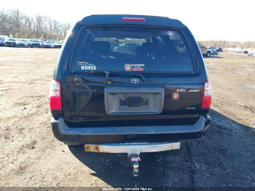 2001 Toyota 4Runner Sr5 V6 VIN: JT3HN86R610345130 Lot: 43814498