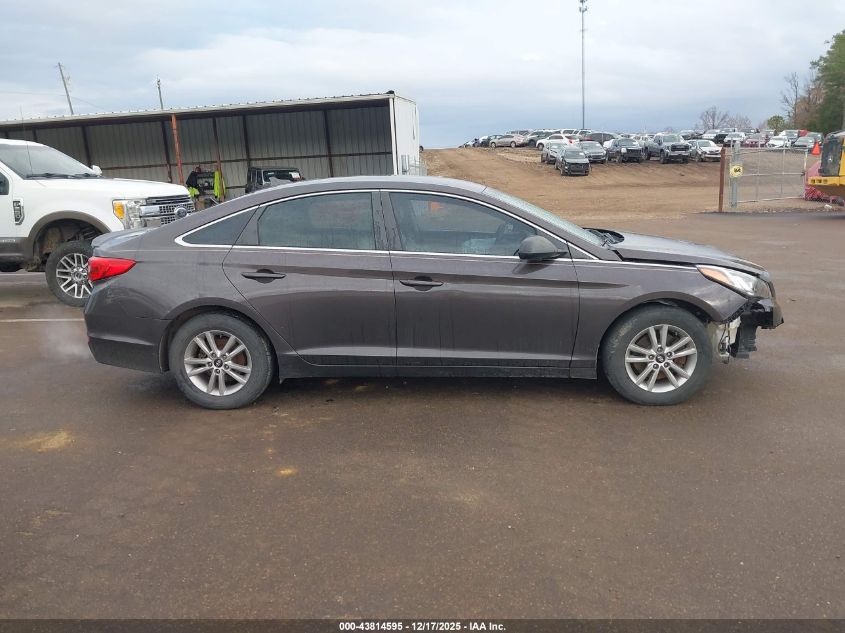 2017 Hyundai Sonata Se VIN: 5NPE24AF7HH505008 Lot: 43814595