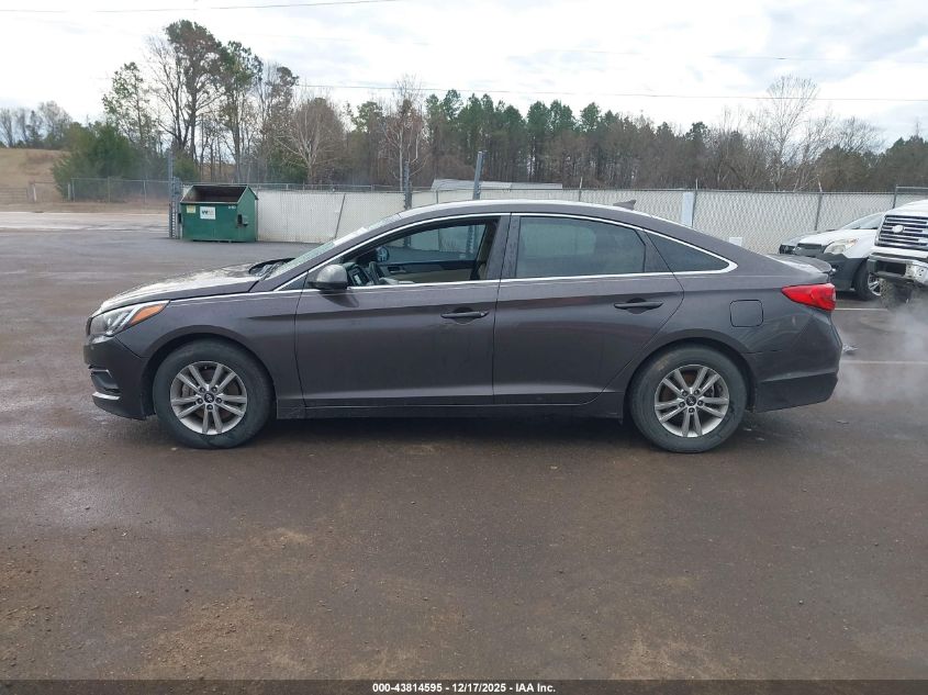 2017 Hyundai Sonata Se VIN: 5NPE24AF7HH505008 Lot: 43814595