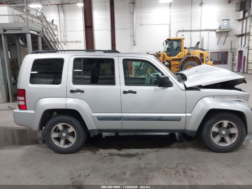 2008 Jeep Liberty Sport VIN: 1J8GN28KX8W270484 Lot: 43814600