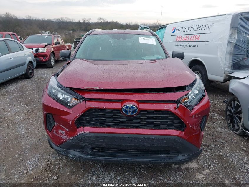 2020 Toyota Rav4 Hybrid Le VIN: 2T3LWRFV0LW093296 Lot: 43814611