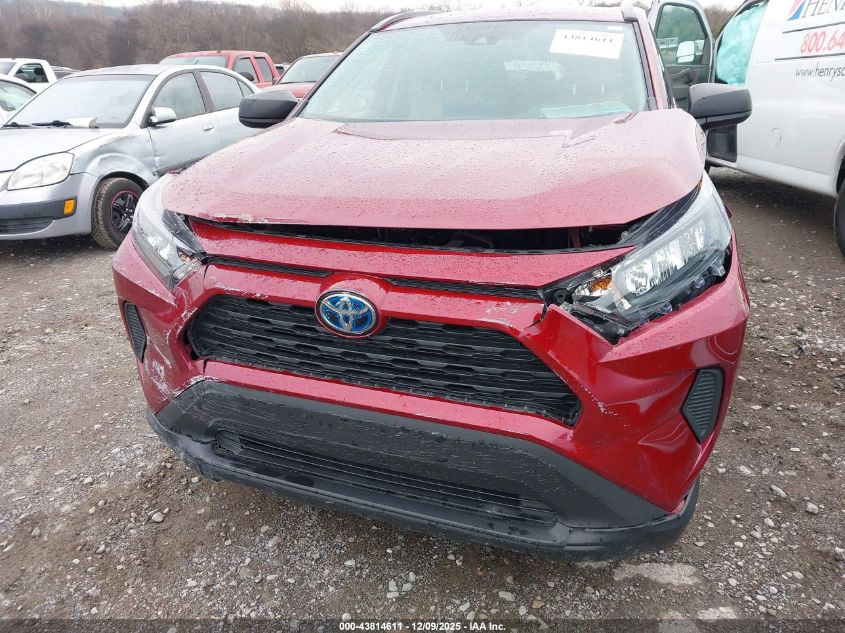 2020 Toyota Rav4 Hybrid Le VIN: 2T3LWRFV0LW093296 Lot: 43814611