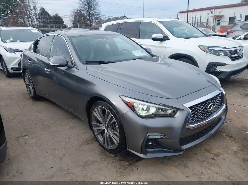 2022 Infiniti Q50 Sensory VIN: JN1EV7CP4NM311667 Lot: 43814689