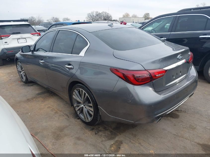2022 Infiniti Q50 Sensory VIN: JN1EV7CP4NM311667 Lot: 43814689