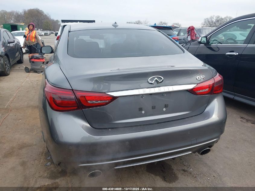 2022 Infiniti Q50 Sensory VIN: JN1EV7CP4NM311667 Lot: 43814689